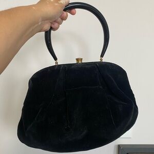 VINTAGE VELVET EVENING PURSE